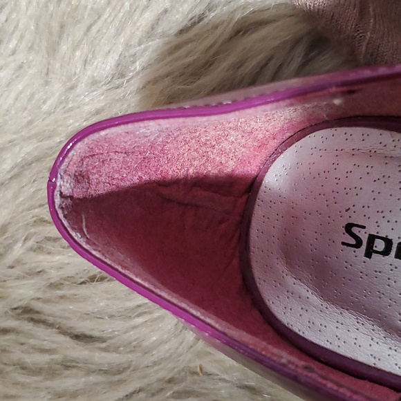 SPRING Light Purple Leather-Like Patent Heels- Size Euro 38 - Picture 16 of 16